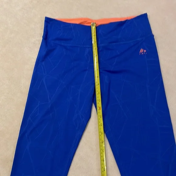 RBX Blue Cropped Leggings in size Large - Picture 3 of 7